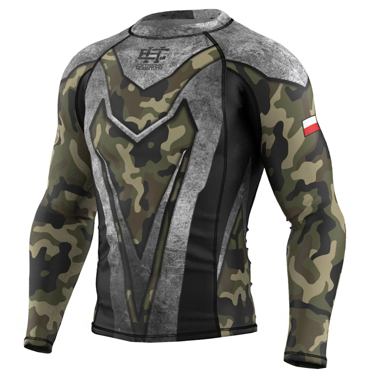 Venum Athletics Compression T-shirt Rash Guard L/S Black Gold - FIGHTWEAR  SHOP EUROPE