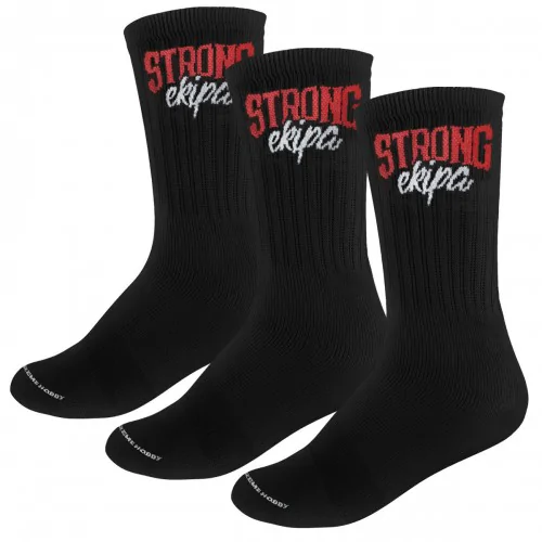 Dlouhé sportovní ponožky pro muže STRONG EKIPA 3-bal
